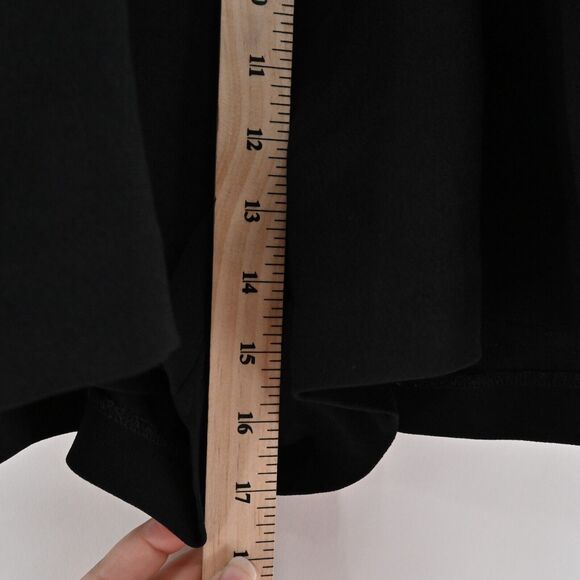 INTERMIX Romper Womens Size Medium Black Tie Front Cut Out Long Sleeve Goth Punk - Picture 12 of 16